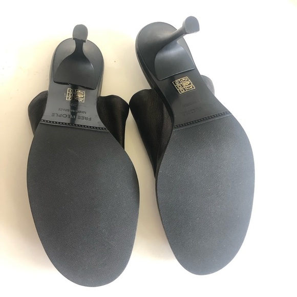 Free People Women’s Leila Stiletto Heeled Slouch Leather Mule Size 39/9 - Picture 9 of 13